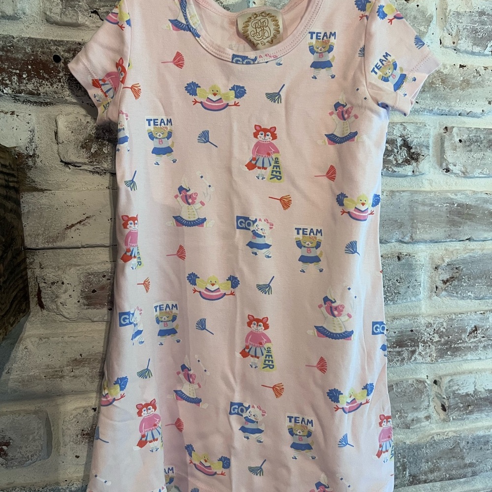 The Beaufort Bonnet Company Pink Team Print Dress